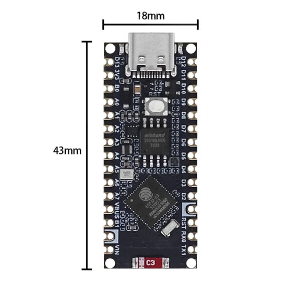 Placa de desarrollo ESP32-S3R8 IoT compatible con Arduino Nano ESP32, WiFi/Bluetooth - Image 2