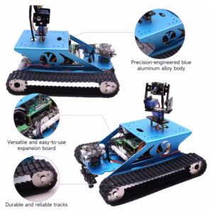 kit robot tanque inteligente con raspberry pi 4b set electrónico programable compatible con arduino