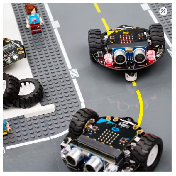 kit robot 4wd multi bt coche inteligente arduino v2.0 con pantalla led edu/programación robot diy keyestudio