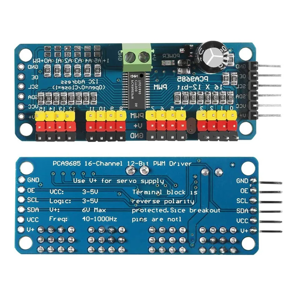 Controlador Servos 16 Canales Pca9685 Pwm Arduino Compatible - Image 2