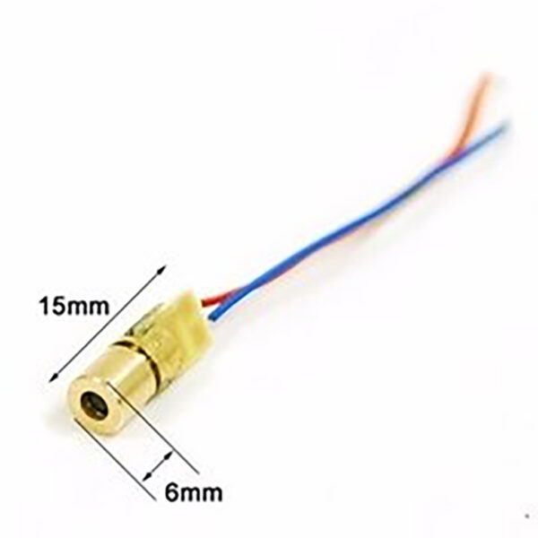 Led Diodo Laser 5v 5mw Rojo Con Lente Arduino Compatible - Image 3