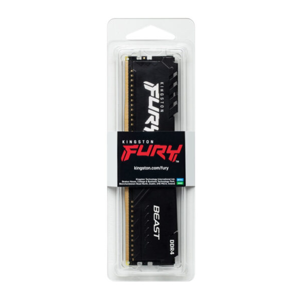 memoria ddr4 16gb kingston 3200mhz cl16 fury beast black