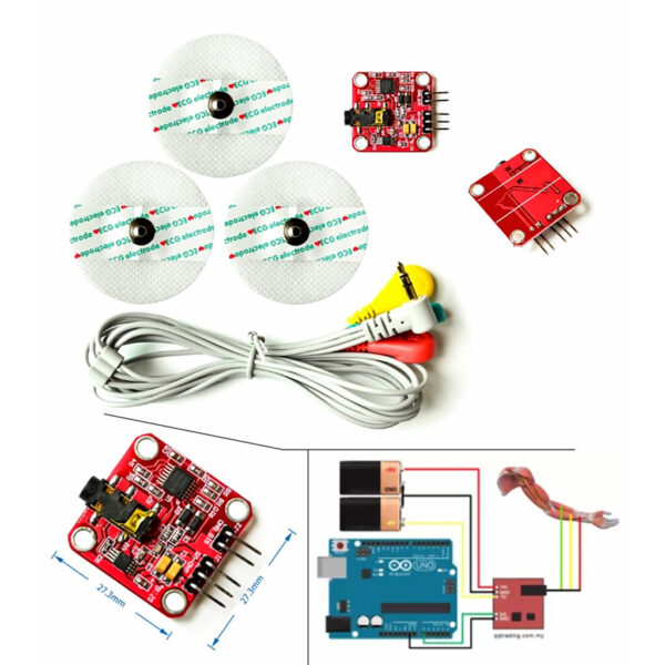 Kit Mano y Antebrazo Robot con 6 Servo Control Bluetooth y Doble Sensor Muscular EMG - Image 4