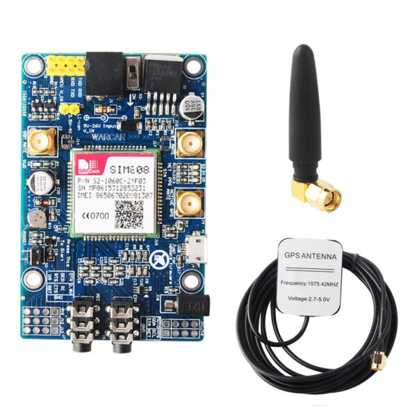 Módulo Gsm Gprs Gps Bluetooth Con Sim808 con Antenas - Compatible Arduino - Image 2