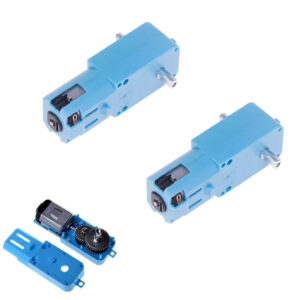 Motor Dc 3v-6v Reductor Metal Doble Eje Pack X2