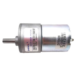 Motor DC 12V eje excéntrico caja reductora 500RPM ZHENGKE ZGB37RG