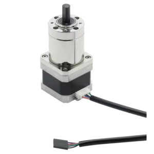 Motor PaP Nema 17 Con Caja Reductora 51:1 para Robot, CNC, DIY