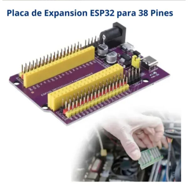 Placa Base Nodemcu Esp32 Wroom 38 Pines Expansor - Image 3