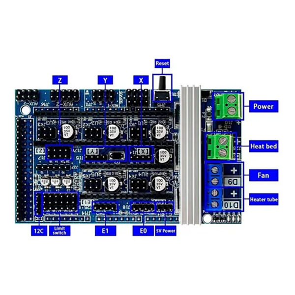 Placa Ramps 1.6 Expansion Arduino Mega Impresora 3d - Image 3