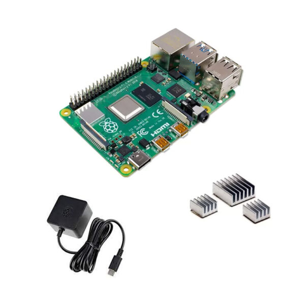Raspberry Pi 4 Model B 4gb Ram + Fuente Pi 3.1a Combo Pack