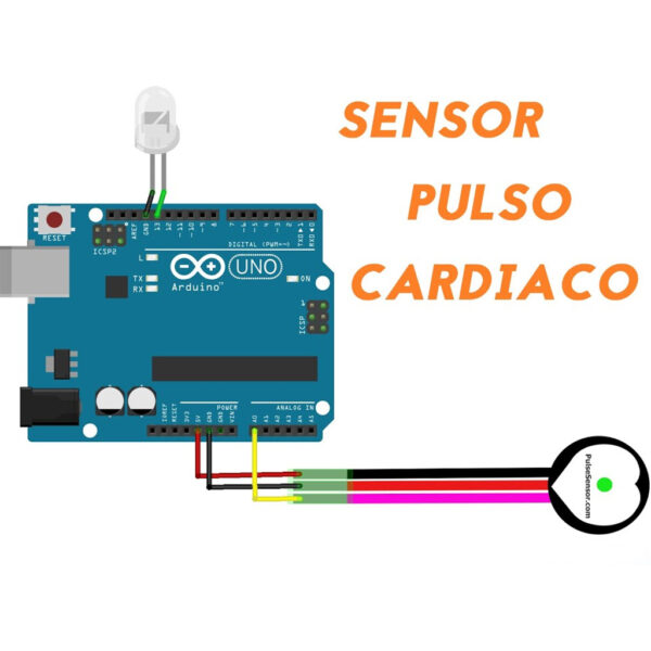 Sensor De Pulso Cardíaco Compatible Con Arduino - Image 4