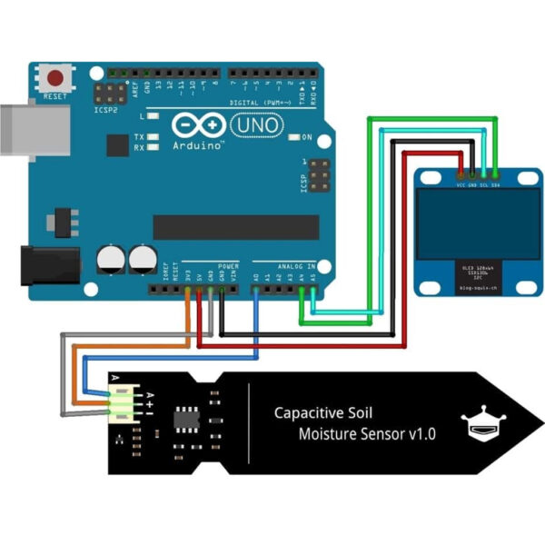 Sensor Capacitivo Analógico Humedad Suelo V1.2 - Image 4