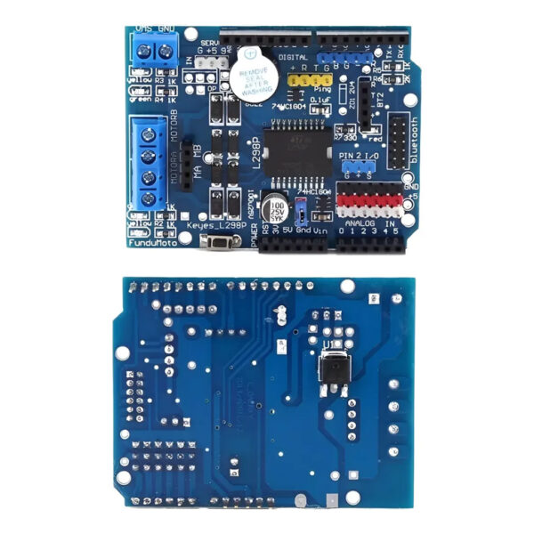 Placa de Expansión L298p Control Velocidad Puente H Pwm Shield para Arduino Uno - Image 3