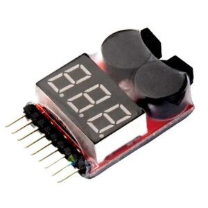 Voltímetro Buzzer Aviso Baja Tensión Batería Li-Po 1s 8s