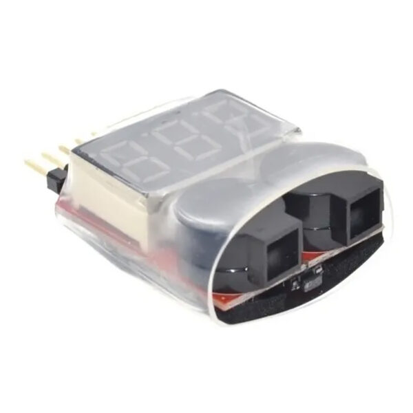 Voltímetro Buzzer Aviso Baja Tensión Batería Li-Po 1s 8s - Image 2