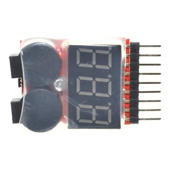 Voltímetro Buzzer Aviso Baja Tensión Batería Li-Po 1s 8s - Image 3