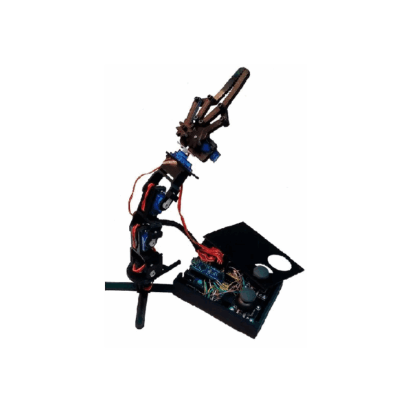 kit brazo robot educativo mini pinza y 6 servos