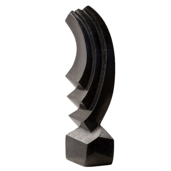 Escultura Abstracta Ecos: Un Tributo A La Forma Y La Luz