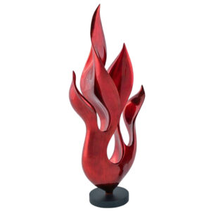 escultura llama ardiente una declaracin de pasin y energa
