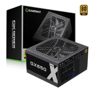 fuente 650w gamemax 80 plus gold gx 650 m