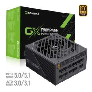 fuente 850w gamemax 80 plus gold gx 850 pro bk