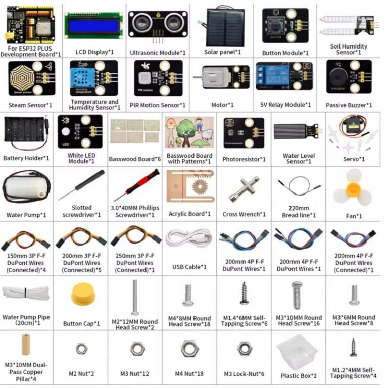 Kit Granja Inteligente IOT con Arduino, Kit de Sensores DIY ...