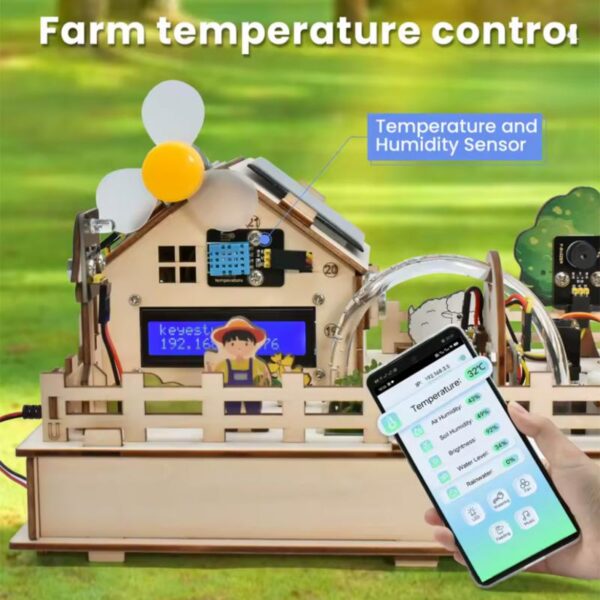 kit granja inteligente iot con arduino, kit de sensores diy