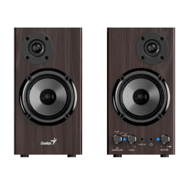 parlantes genius sp hf520bt bt5.3 20w dark brown