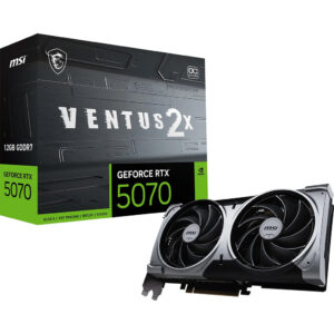 Placa de Video 12Gb Rtx 5070 Msi Ventus 2X Oc