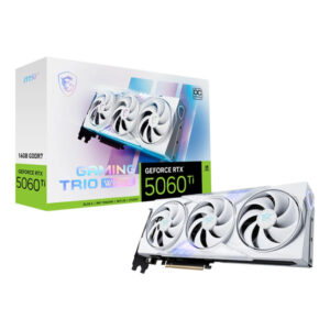 Placa de Video 16Gb Rtx 5060 Ti Msi Gaming Trio Oc White