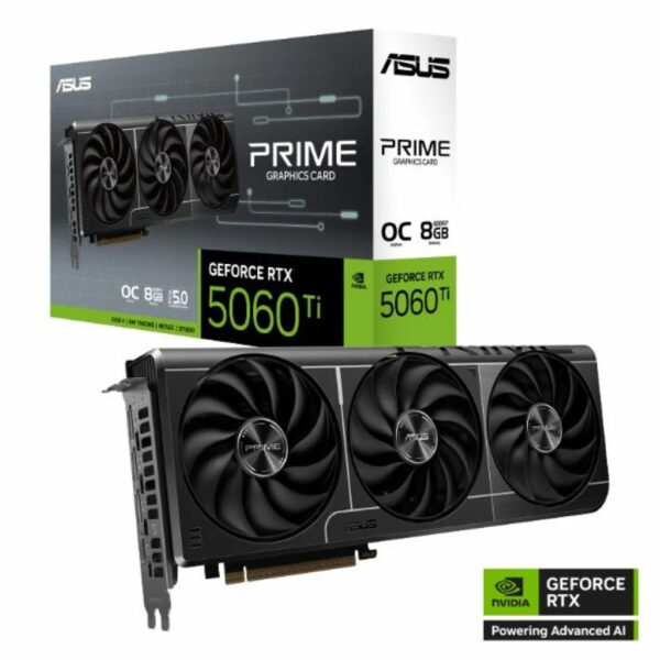 Placa de Video 8Gb Rtx 5060 Ti Asus Prime Oc Gddr7