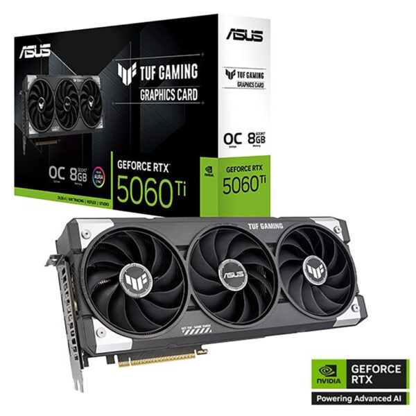 Placa de Video 8Gb Rtx 5060 Ti Asus Tuf Gaming Oc Gddr7