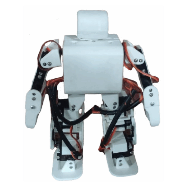 robot humanoide bípedo 18 servos engrane metálico electrónica arduino