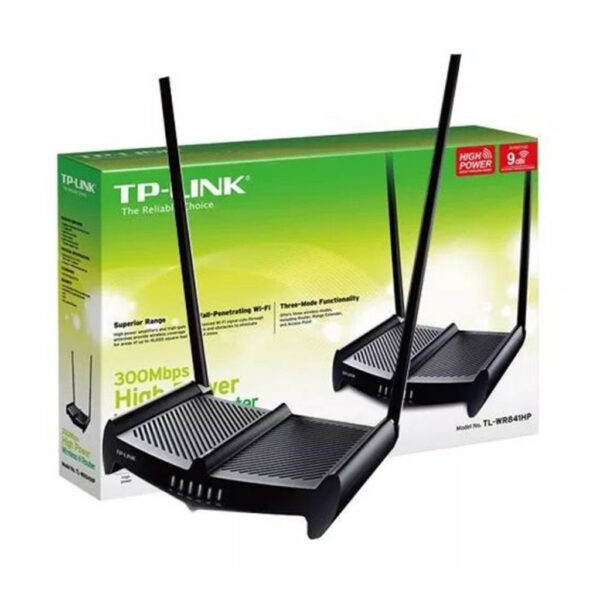 router 4p tp link wr841hp n300 high power 2x9dbi