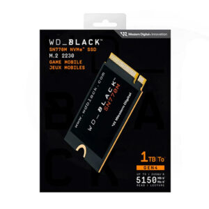 ssd m.2 nvme 1tb g4 wd black sn770m 2230
