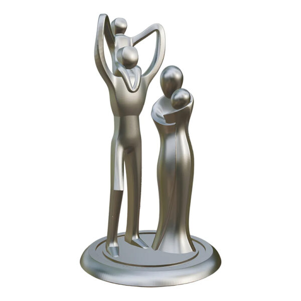 Estatua La Familia, Escultura De Arte Decorativo
