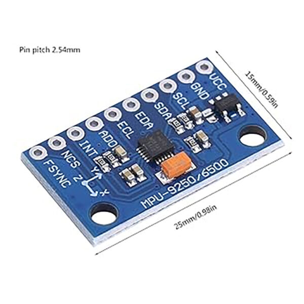 Módulo Gy9250 Mpu9250 Acelerómetro Giróscopo Magnetómetro - Image 2