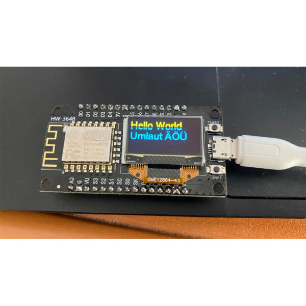 Placa Nodemcu V3 Wifi Esp8266-12f Ch340 Con Display Oled 0,96 - Image 6