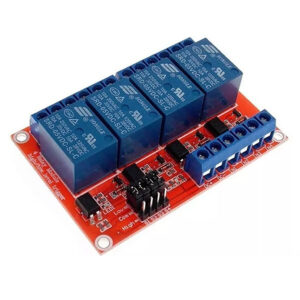 Módulo Relay Relé 4 Canales Opto acoplado 5v High / Low