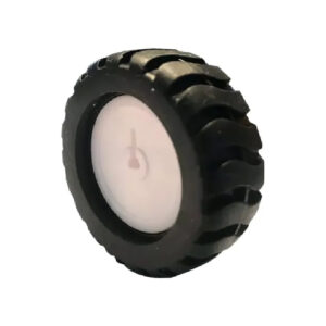 Rueda Goma 43 X 19mm Eje 3mm Encastre D Para Motor N20 Robótica