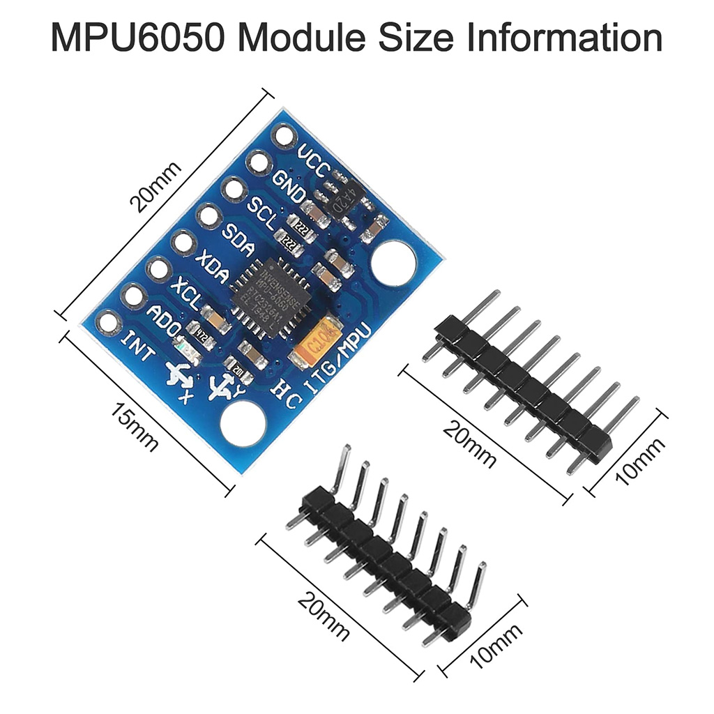 Modulo Gy-521 Mpu 6050 Giróscopo Acelerómetro - Image 2