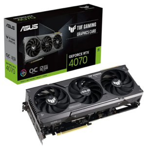 Placa De Video Nvidia Asus Geforce Rtx Tuf Gaming 4070 Oc 12Gb