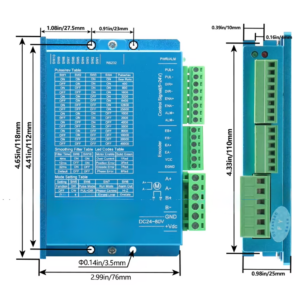 Controlador Driver SL42D 6A DC24V 50V para Motor Nema Paso a Paso y Servo Digital