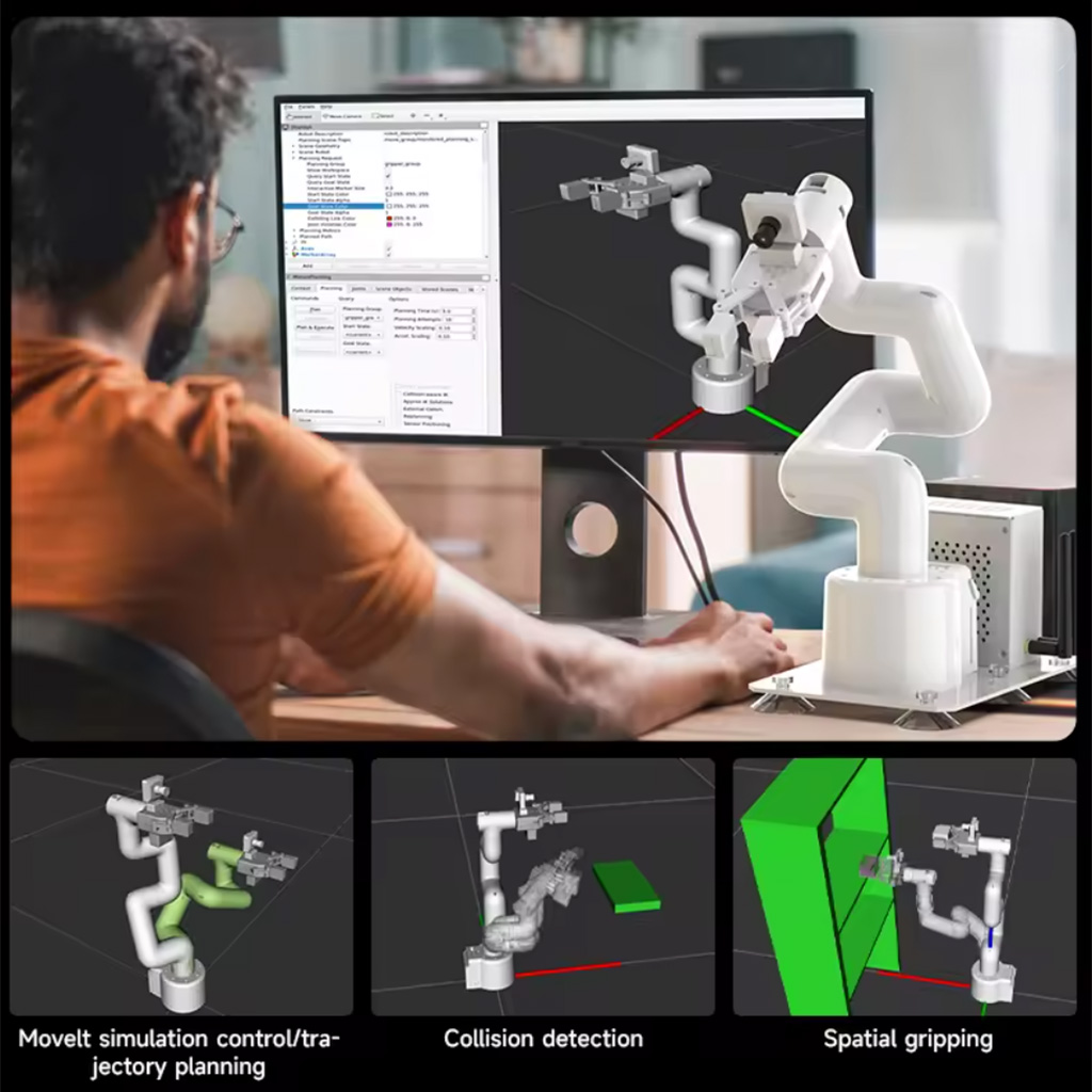 Brazo Robótico Yahboom JetCobot 7 DOF ROS AI Nano 8 Super - Image 3